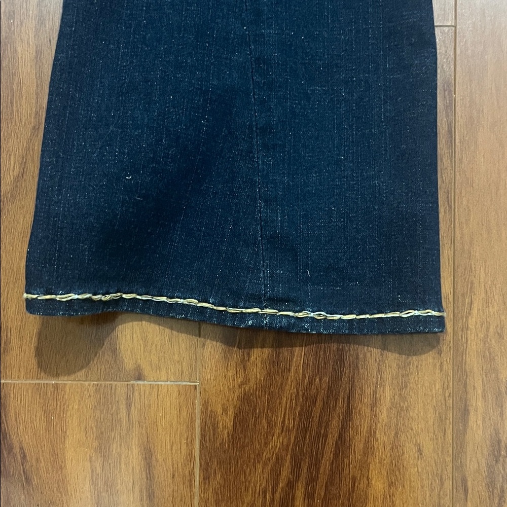 True Religion Dark Indigo Flare Jeans - Picture 8 of 11